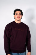 Bordeaux Heavyweight Crew Neck
