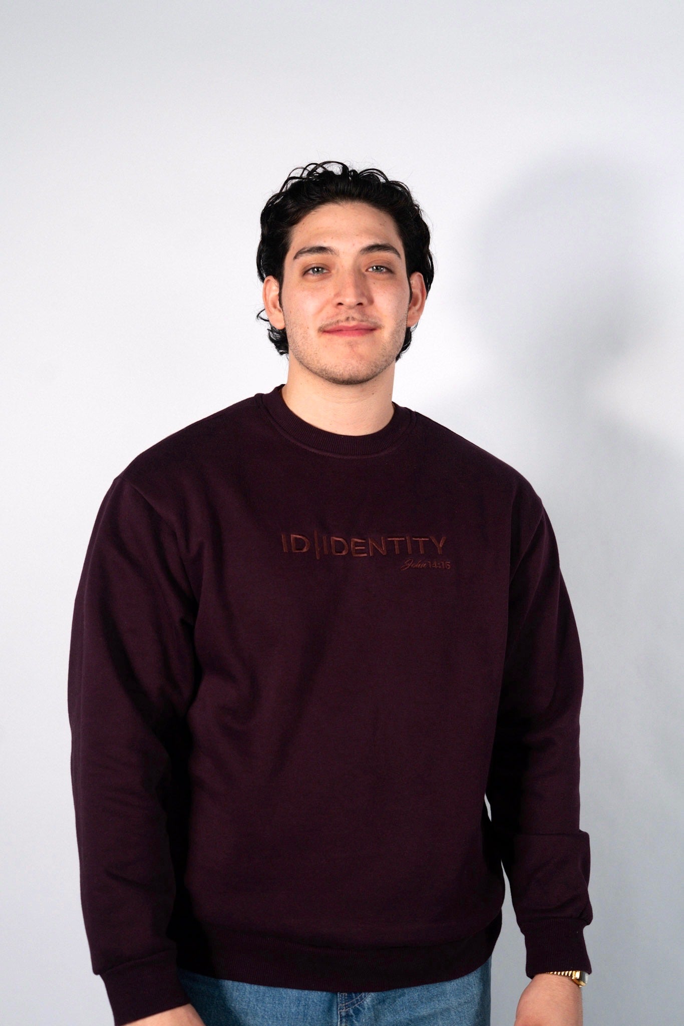 Bordeaux Heavyweight Crew Neck